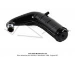 Pot dchappement  Boudin  - Homologu - Noir - Sortie latrale - pour Mobylette Motobcane / MBK 40 / 50 / 88 (AV7)