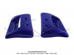 Ecopes de radiateur Bleues pour Peugeot 103 SPX LC / RCX LC (la paire)
