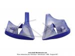 Ecopes de radiateur Bleues pour Peugeot 103 SPX LC / RCX LC (la paire)