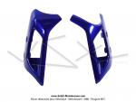 Ecopes de radiateur Bleues pour Peugeot 103 SPX LC / RCX LC (la paire)