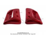 Ecopes de radiateur Rouges pour Peugeot 103 SPX LC / RCX LC (la paire)