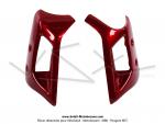 Ecopes de radiateur Rouges pour Peugeot 103 SPX LC / RCX LC (la paire)