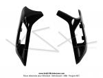 Ecopes de radiateur Noires pour Peugeot 103 SPX LC / RCX LC Phase 2 (la paire)