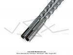 Guidon torsad zingu - H. 340mm - pour Peugeot 103 MVL / Vogue