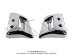 Ecopes de radiateur Chromes pour Peugeot 103 SPX LC / RCX LC (la paire)