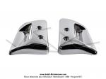 Ecopes de radiateur Chromes pour Peugeot 103 SPX LC / RCX LC (la paire)