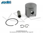 Piston mono-segment Polini - 46mm - 70cc - lettre  C  pour Mobylette Motobcane / MBK 51 (AV10)