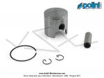 Piston mono-segment Polini - 46mm - 70cc - lettre  D  pour Mobylette Motobcane / MBK 51 (AV10)