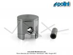 Piston mono-segment Polini - 46mm - 70cc - lettre  D  pour Mobylette Motobcane / MBK 51 (AV10)