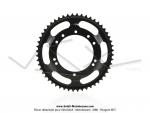 Couronne int.98mm - 52 dents - camb. 12mm - CHARVIN France - pour Peugeot 103 / Roue  btons (Noire)
