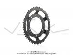 Couronne int.98mm - 52 dents - camb. 12mm - CHARVIN France - pour Peugeot 103 / Roue  btons (Noire)