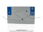 Plaque d'immatriculation Aluminium 210x130 dpt 26 (Drme)