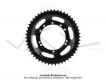 Couronne int.94mm - 50 dents - camb. 14mm - CHARVIN France - pour Peugeot 103 / Roue  btons (Noire)