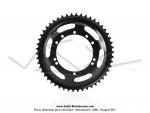Couronne int.94mm - 50 dents - camb. 14mm - CHARVIN France - pour Peugeot 103 / Roue  btons (Noire)