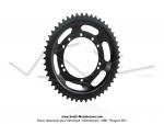 Couronne int.94mm - 50 dents - camb. 14mm - CHARVIN France - pour Peugeot 103 / Roue  btons (Noire)