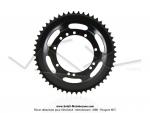 Couronne int.94mm - 52 dents - camb. 9mm - CHARVIN France - pour Peugeot 103 / Roue  rayons (Noire)
