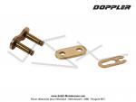 Attache-rapide de chane de transmission - 420 - Doppler - Renforce - Couleur Or