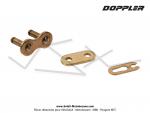 Attache-rapide de chane de transmission - 420 - Doppler - Renforce - Couleur Or