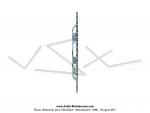 Couronne int.94mm - 56 dents - camb. 14mm - CHARVIN France - pour Peugeot 103 / Roue  rayons (Zingue)