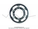 Couronne int.98mm - 52 dents - camb. 12mm - CHARVIN France - pour Peugeot 103 / Roue  btons (Zingu)