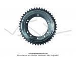 Couronne int.98mm - 45 dents - camb.12mm - CHARVIN France - pour Peugeot 103 / Roue  btons (Zingue)