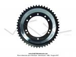 Couronne int.98mm - 48 dents - camb. 12mm - CHARVIN France - pour Peugeot 103 / Roue  btons (Zingue)