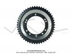 Couronne int.98mm - 50 dents - camb. 12mm - CHARVIN France - pour Peugeot 103 / Roue  btons (Zingue)