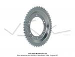 Couronne int.98mm - 50 dents - camb. 12mm - CHARVIN France - pour Peugeot 103 / Roue  btons (Zingue)