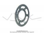 Couronne int.98mm - 54 dents - camb. 12mm - CHARVIN France - pour Peugeot 103 / Roue  btons (Zingue)