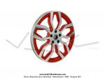 Poulie (Plateau) aluminium Rouge - 11 dents - pour Peugeot 103