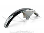 Garde-boue avant - Acier chrom - Polissage / Chromage Suprieur - pour Peugeot 103 SP (flancs rivets)