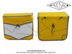 Sacoches  Prosac  P02 Jaune Palma et Blanc - Fixation par crochets - Spciales pour VloSoleX 5000 / 6000 / Tnor S