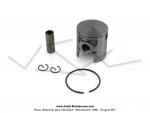 Piston complet Malossi - 46,30mm - 70cc - axe de 13mm -  1 segment chrom pour kits Malossi pour Mobylettes Motobcane / MBK 51 (AV10)