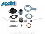 Pot d'chappement Serpentin - Polini Custom 3 - Gros Volume - pour Peugeot 103 SP / MVL / SPX / RCX (Article non homologu / Interdit sur voie publique / Rserv  un usage comptition sur voie prive)
