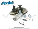 Pot d'chappement Serpentin - Polini Custom 3 - Gros Volume - pour Peugeot 103 SP / MVL / SPX / RCX (Article non homologu / Interdit sur voie publique / Rserv  un usage comptition sur voie prive)