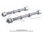 Axes de roues avant et arrire - 12mm - Lg. 160mm / 185mm pour Peugeot 103