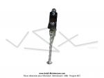 Bquille latrale - Torsade - Chrome - Lg. 270mm - pour Peugeot 103 / Mobylette Motobcane / MBK 51