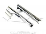 Carnages (Capotages - Caches) de fourche chroms pour Peugeot 103 MVL / Vogue (la paire)