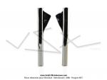 Carnages (Capotages - Caches) de fourche chroms pour Peugeot 103 MVL / Vogue (la paire)