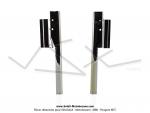 Carnages (Capotages - Caches) de fourche chroms pour Peugeot 103 MVL / Vogue (la paire)