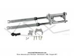Fourche mixte grise  petits soufflets pour Peugeot 103 SP