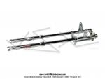 Fourche - Chopper - Chrome - 860mm - 30 - avec pattes de phare standard - EBR - pour Mobylette Motobcane / MBK 51 et Peugeot 103
