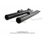Plongeurs de fourche mixte noire pour Peugeot 103 SP (la paire)