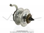 Moyeu de roue arrire 80  28 trous - adaptable - pour SoleX 3800 Chinois / S4800 Black'n Roll