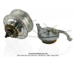 Moyeu de roue arrire 80  28 trous - adaptable - pour SoleX 3800 Chinois / S4800 Black'n Roll