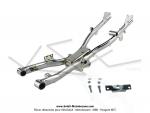 Bras oscillant long Chrom -  patte de ressort moteur visse - pour Peugeot 103 SP / MVL - Version Export
