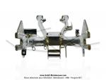 Bras oscillant long Chrom -  patte de ressort moteur visse - pour Peugeot 103 SP / MVL - Version Export