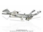Bras oscillant long Chrom -  patte de ressort moteur visse - pour Peugeot 103 SP / MVL - Version Export