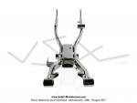 Bras oscillant long Chrom -  patte de ressort moteur visse - pour Peugeot 103 SP / MVL - Version Export