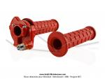 Poigne de gaz (acclrateur) - LUSITO - Rouge - Tirage rapide - Targa - Mtal